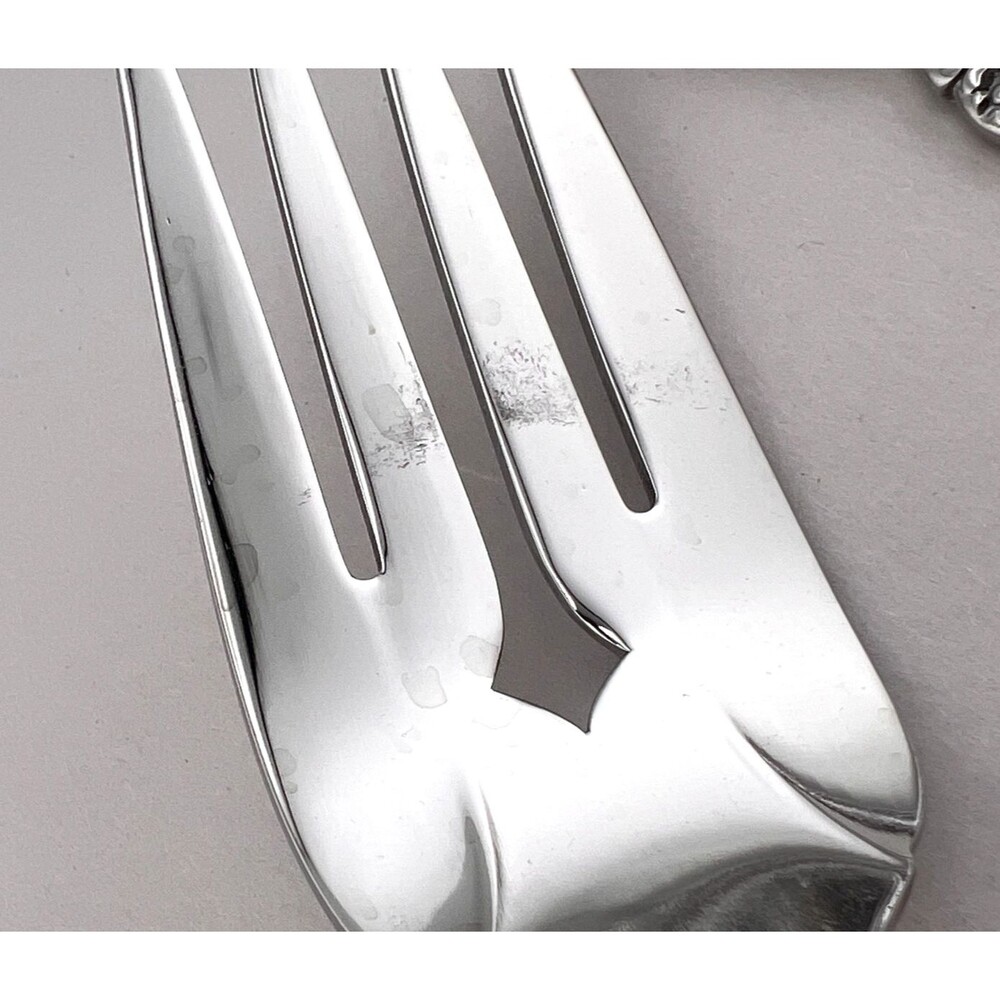 5pc Oneida WORDSWORTH Hostess Serving Set Stainless Flatware Silverware Floral - Picture 3 of 6